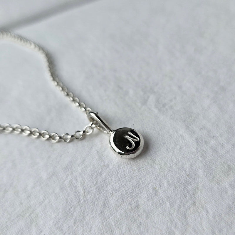 Sterling Silver Organic Capella Necklace- Small