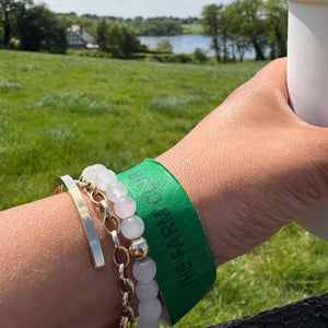 Solid Gold & Semi- Precious Gemstone Wellness Bracelet