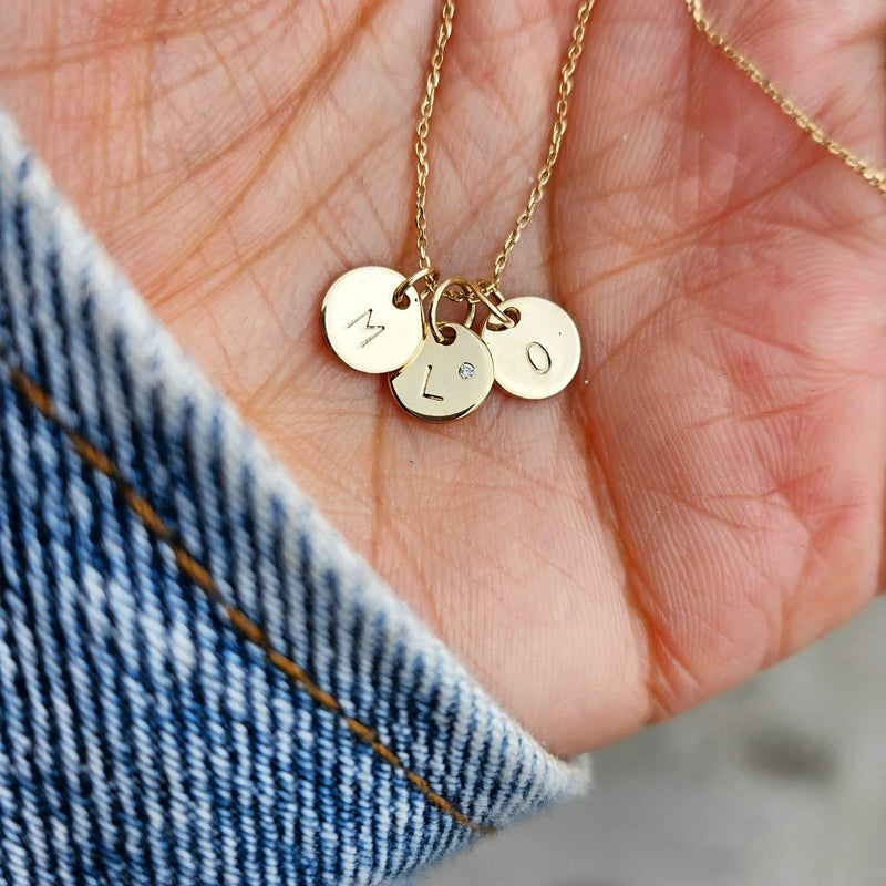 Gold Little O Necklace