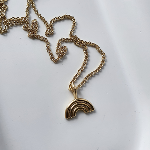 Gold Rainbow Necklace