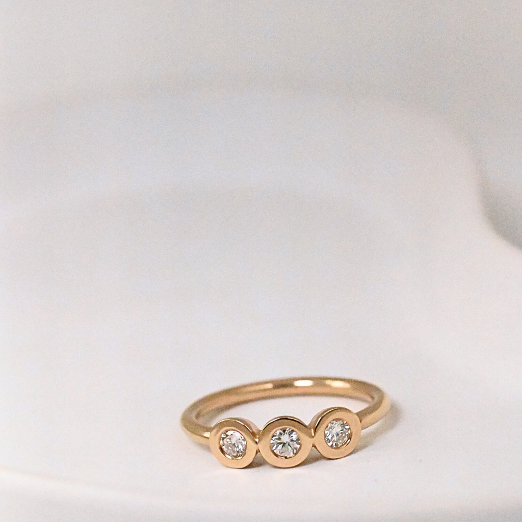 Vega Diamond Trilogy Ring