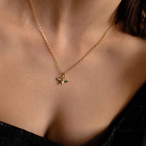 Gold Bee Necklace