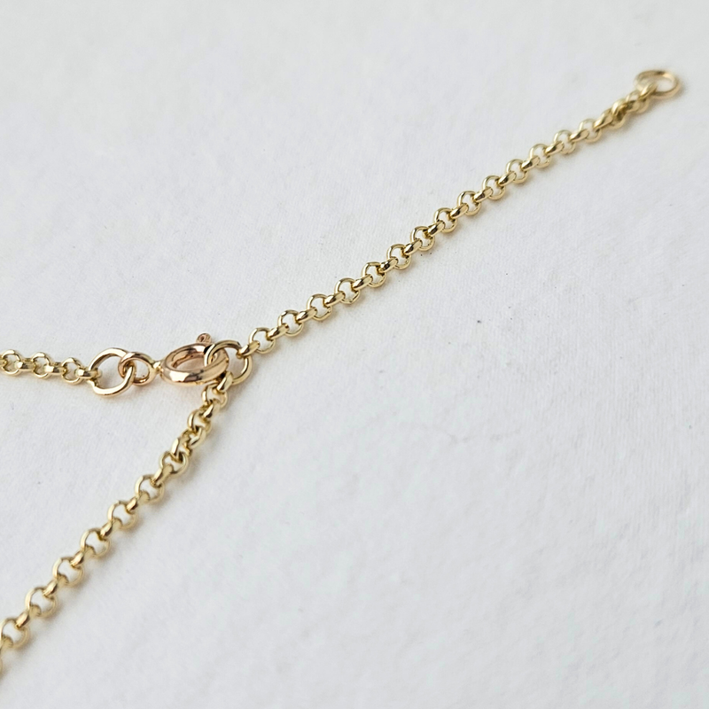 Gold Starlights T Bar Necklace