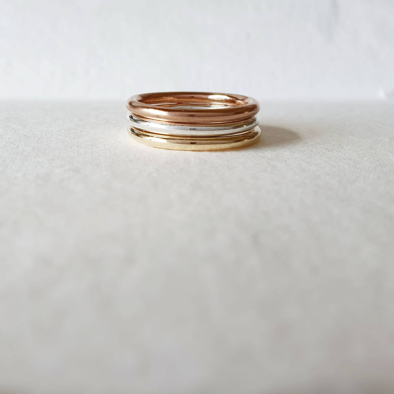 Gold Chara Stacking Ring