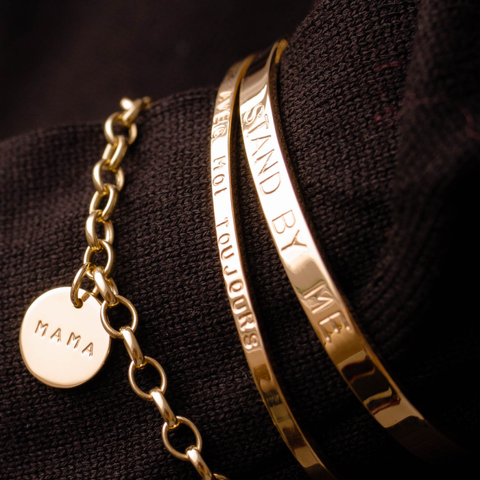 Classic Cuff Bangle- Gold