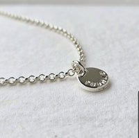 Sterling Silver Sun Necklace (Small)