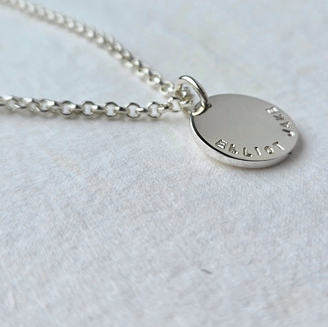 Sterling Silver Sun Necklace (Large)