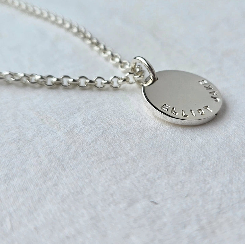 Sterling Silver Sun Necklace (Large)