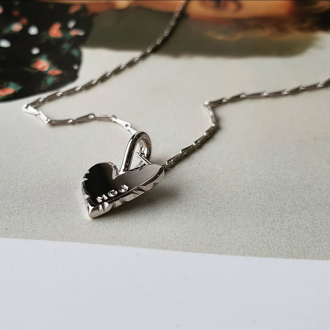 Gold Perfectly Imperfect Heart Necklace