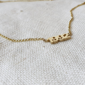 Year Necklace