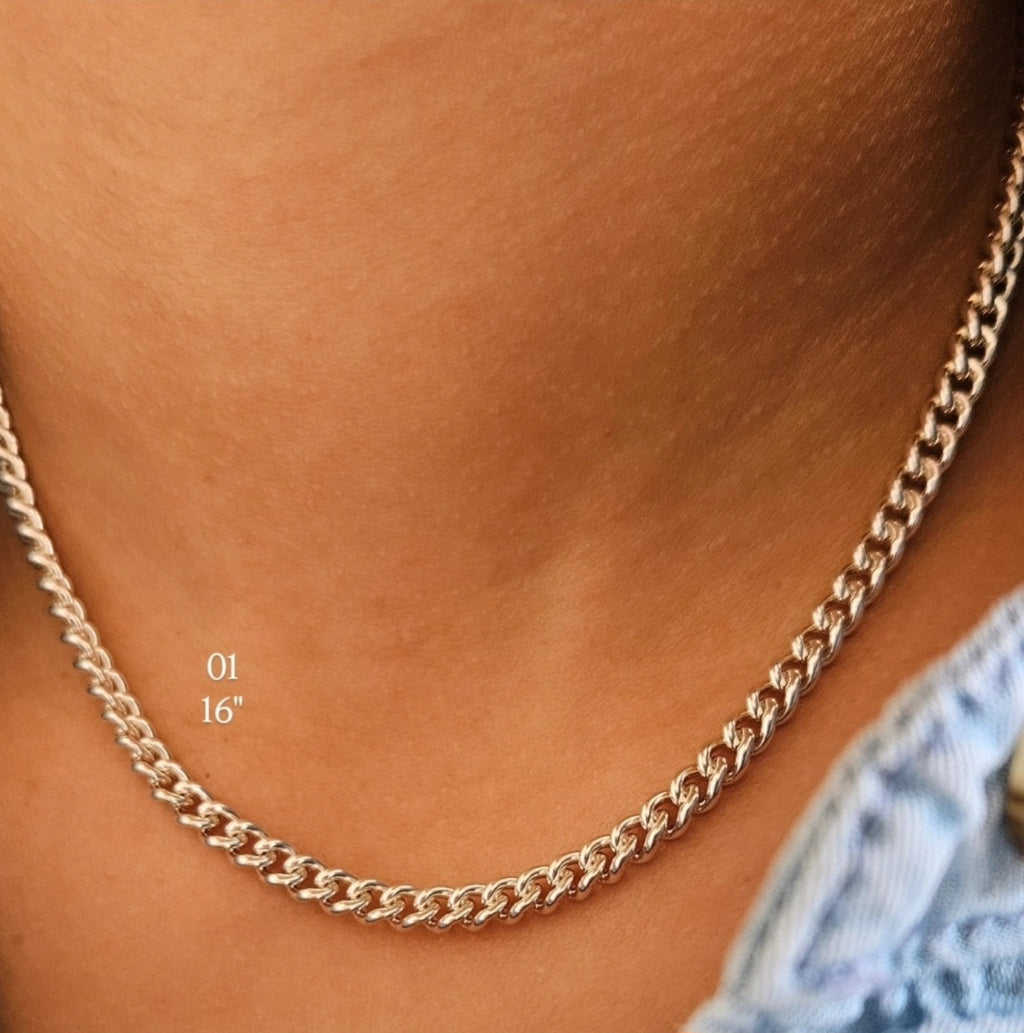 Sterling Silver Curb Chain 01