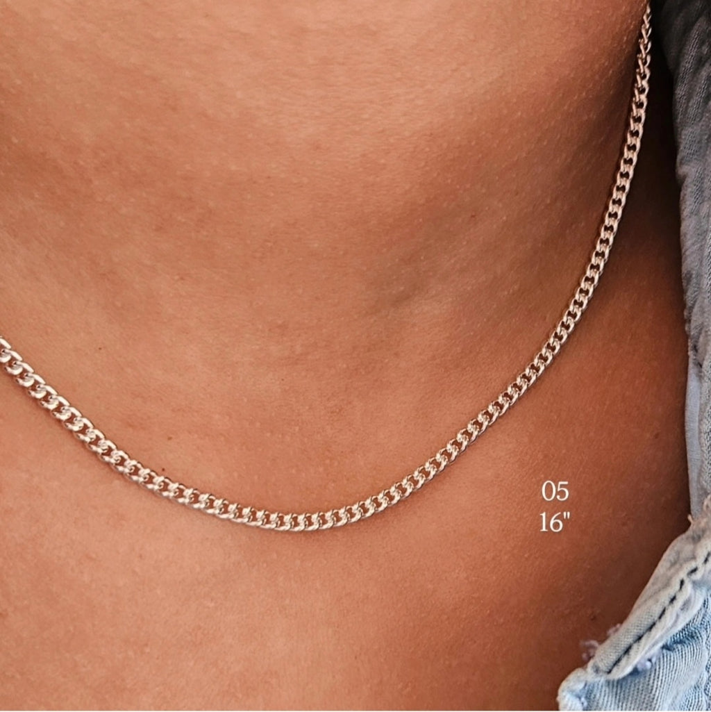 Sterling Silver Curb Chain 05