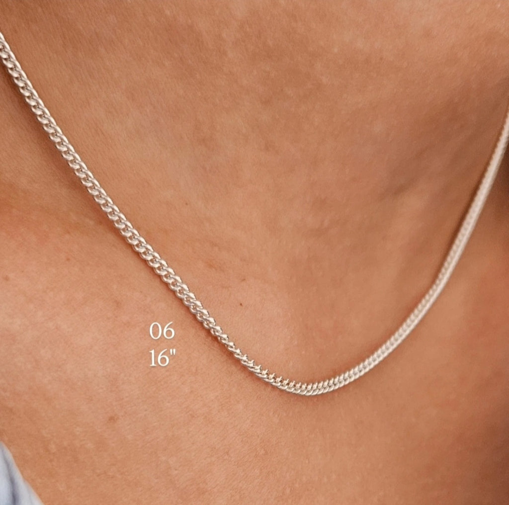 Sterling Silver Curb Chain 06
