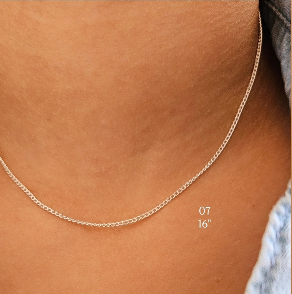 Sterling Silver Curb Chain 07