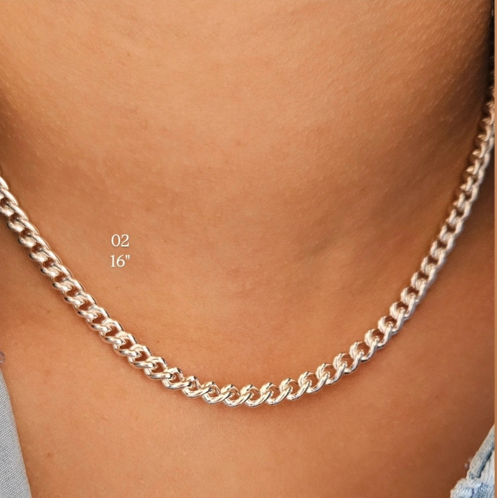 Sterling Silver Curb Chain 02