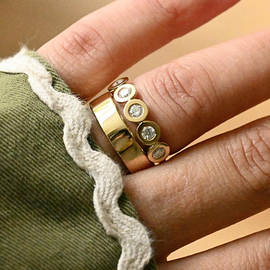 Vega Diamond Half Eternity Ring