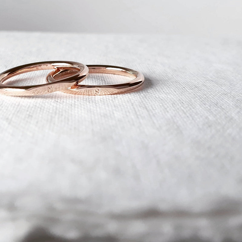 Gold Mini Signet Ring- Alya Ring