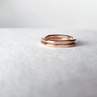 Gold Mini Signet Ring- Alya Ring