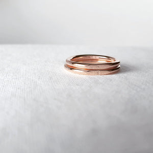 Gold Mini Signet Ring- Alya Ring