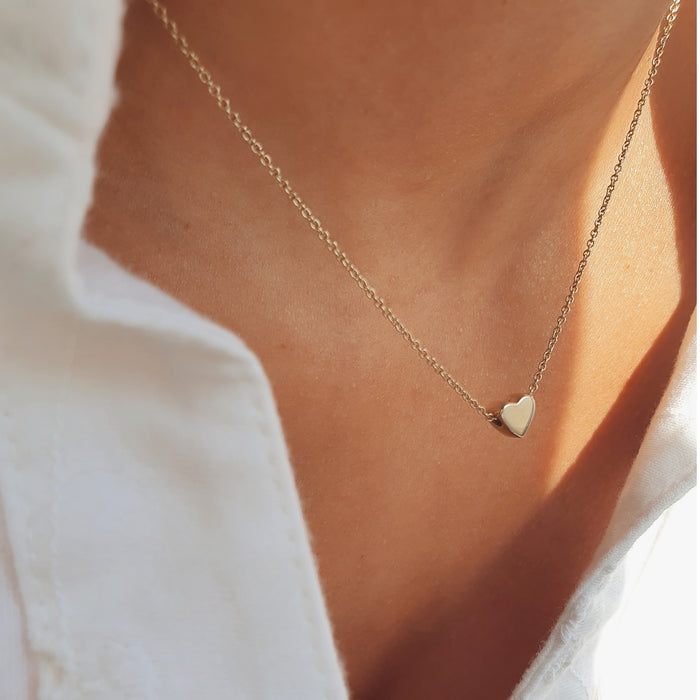 Gold Rana Heart Necklace