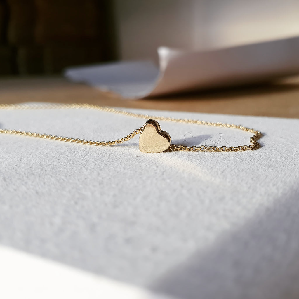 Gold Rana Heart Necklace