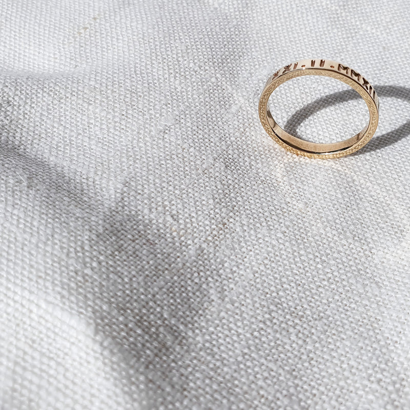 Gold Lyra Ring