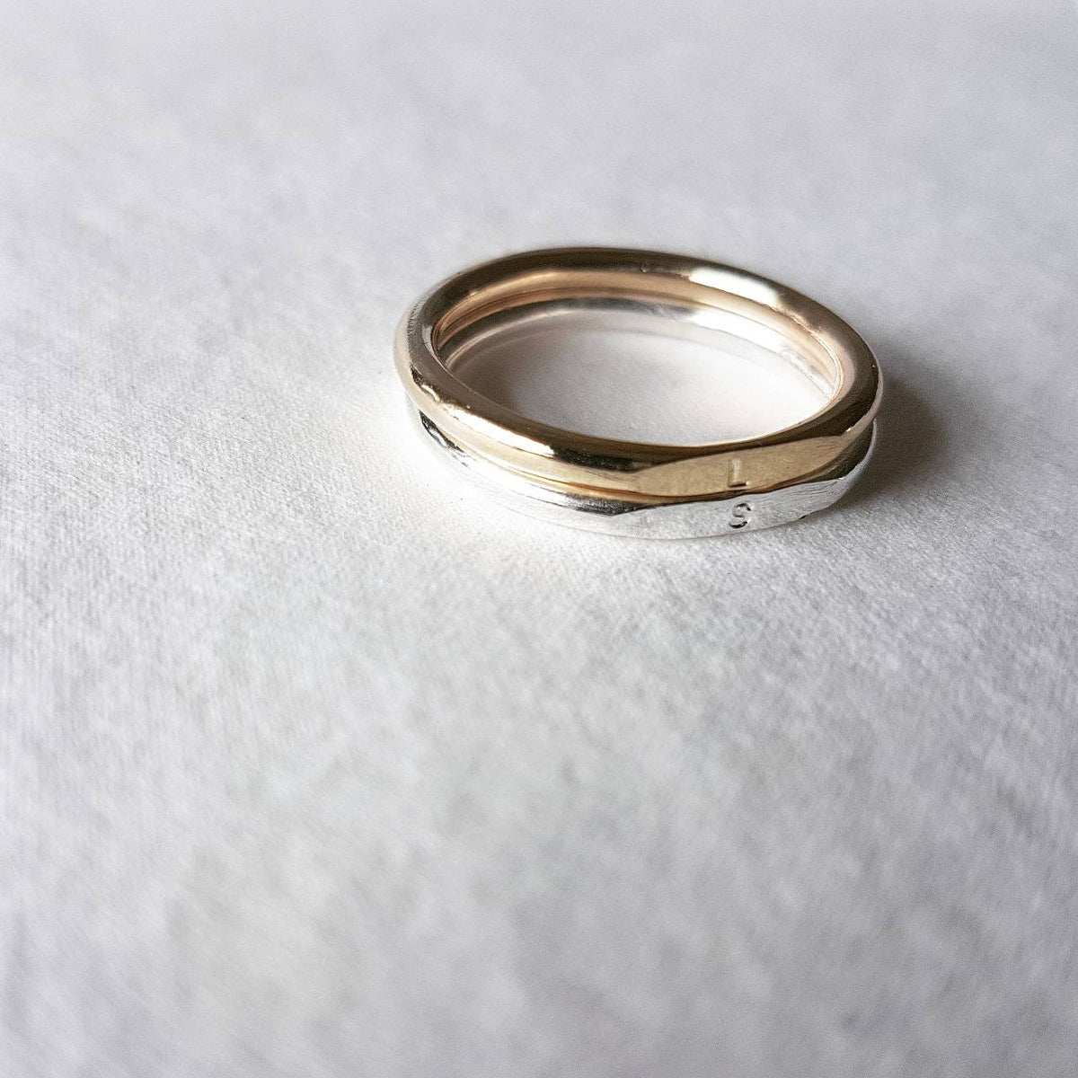 Gold Mini Signet Ring- Alya Ring